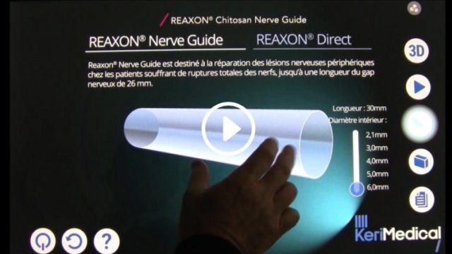 Application tactile — REAXON Application de présentation.