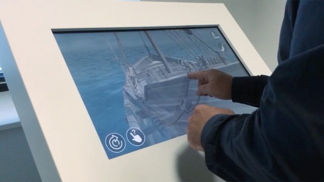 Application tactile — RECONSTITUTION D’UN NAVIRE ROMAIN.