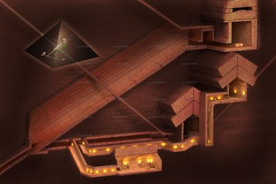 Science & Vie La pyramide de Kheops hypothèse chambre 2