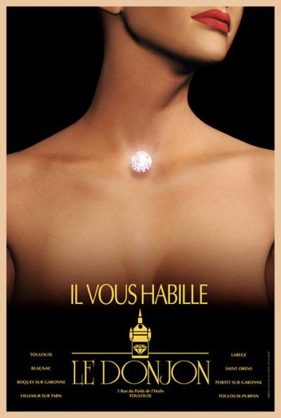 Conçu et dessiné pour une chaine de magasin de bijoux (Marelles communication)