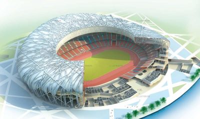 Stade olympique de Pekin. Pour Science&Vie Numéro spécial.